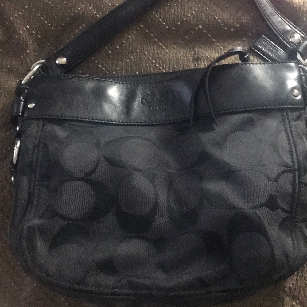Coach black purse